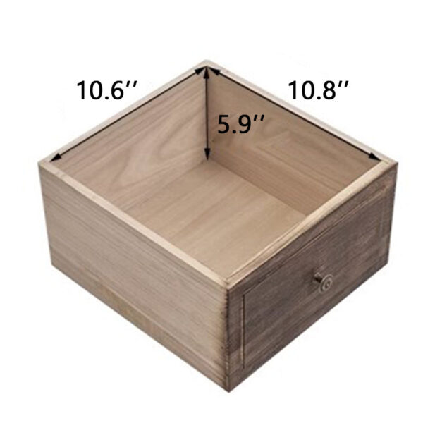 Solid Wood Hollow Two Drawer Nightstands - Image 5