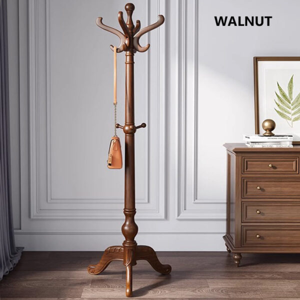 Rubber Wood Triangle Coat Rack - Image 3