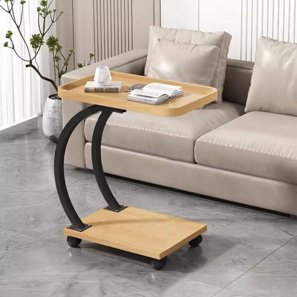 Movable Solid Wood End Table - Image 2