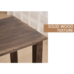 Solid Wood Two Drawer Side Table