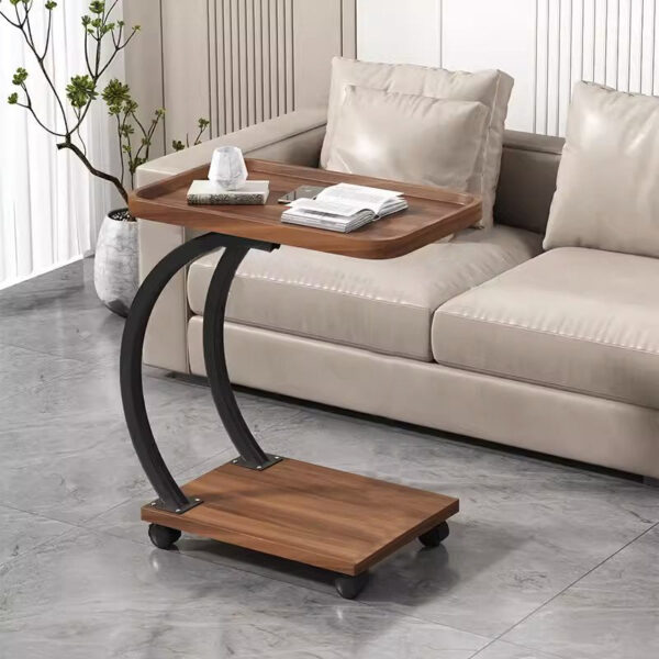 Movable Solid Wood End Table - Image 10