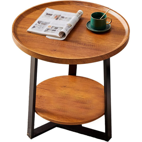 Round Double Layer Side Table - Image 13