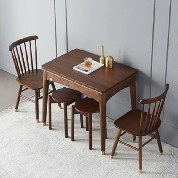 Solid Wood Folding Table - Image 3