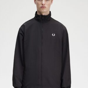 Woven Track Jacket Black