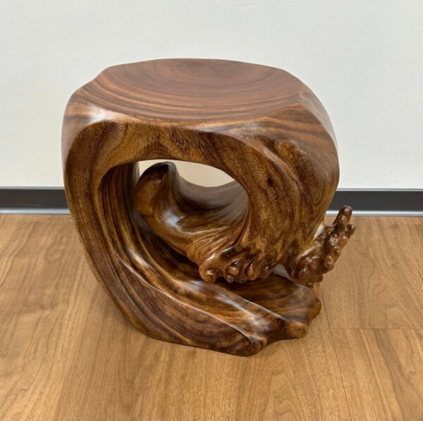 Original solid wood stool base creative coffee table - Image 5