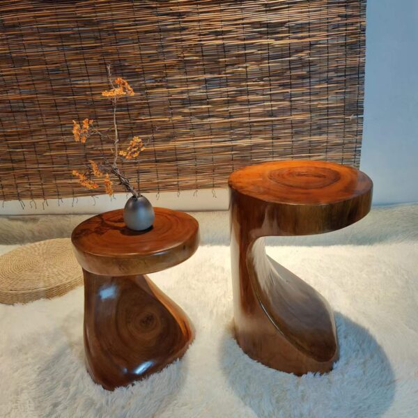 C-Shaped Hollow End Table - Image 4