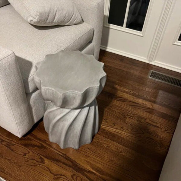 Polygonal Corrugated End Table - Image 9