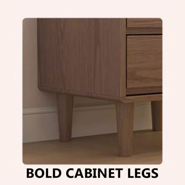 Simple Double Drawer Nightstands - Image 7