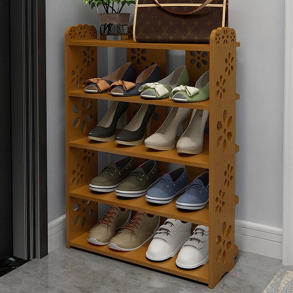 Carved Multi-layer Shoe Cabinet - Image 4