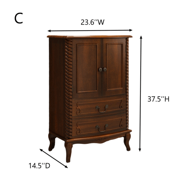 Solid Wood Drawer Storage Cabinet - Image 5