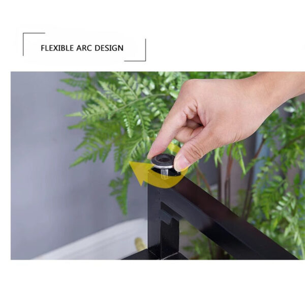 Painted Wrought Iron Nightstands - Image 7