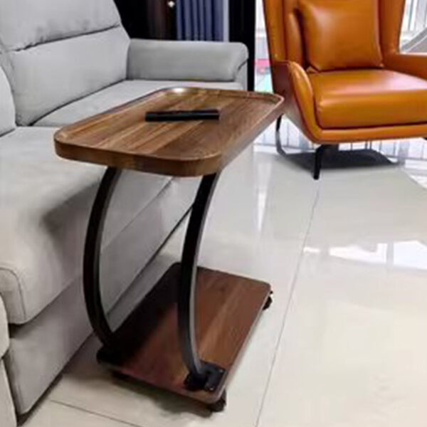 Movable Solid Wood End Table - Image 12