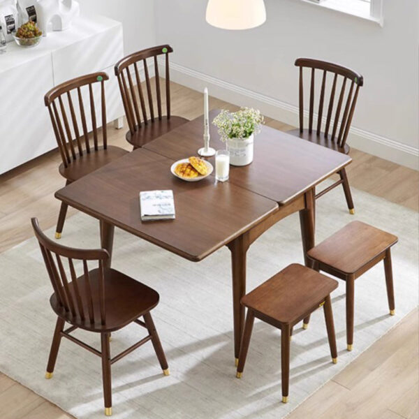 Solid Wood Folding Table - Image 2