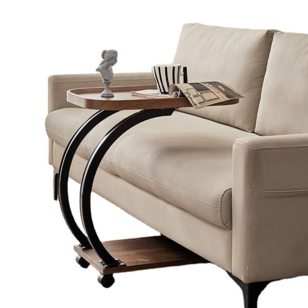 Movable Solid Wood End Table - Image 4