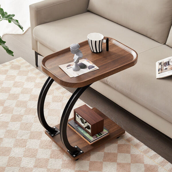 Movable Solid Wood End Table - Image 13