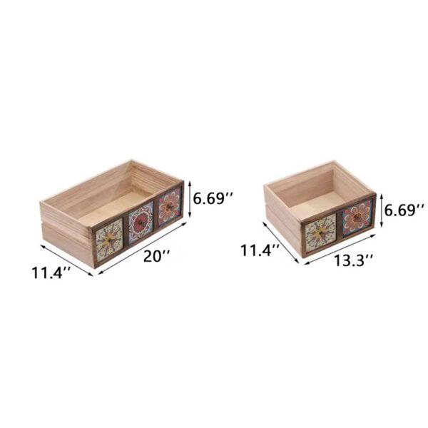 Retro Rattan Storage Cabinet - Image 10