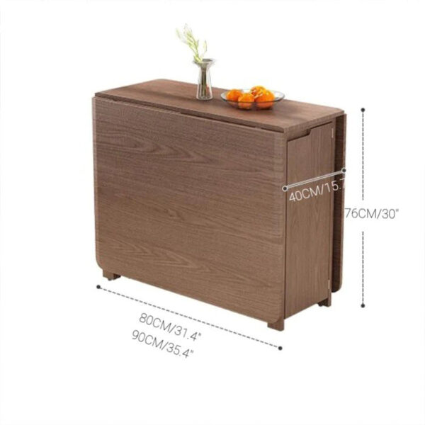 Folding Solid Wood Movable Table - Image 18