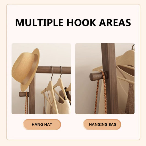 Foldable Triangle Coat Rack