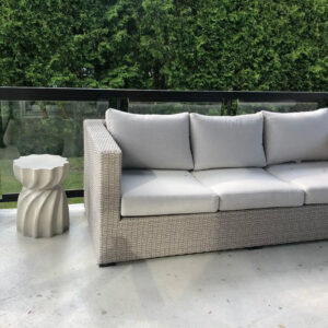 Polygonal Corrugated End Table