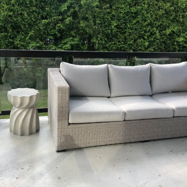 Polygonal Corrugated End Table