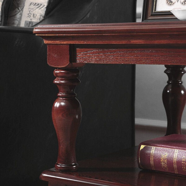 Retro solid wood side table sofa table - Image 3