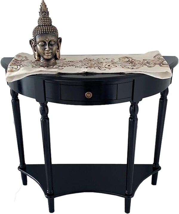 Half solid wood console table - Image 9