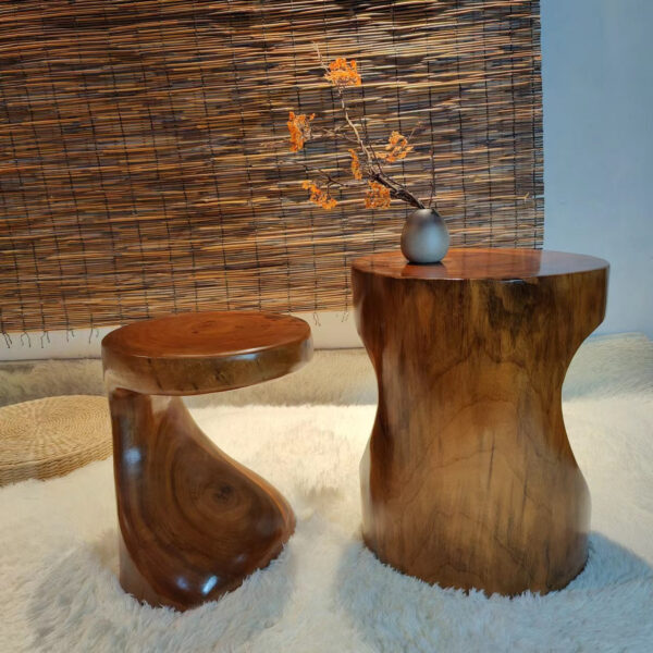 C-Shaped Hollow End Table - Image 2