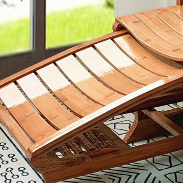Folding Solid Wood Rocking Chair - Image 4