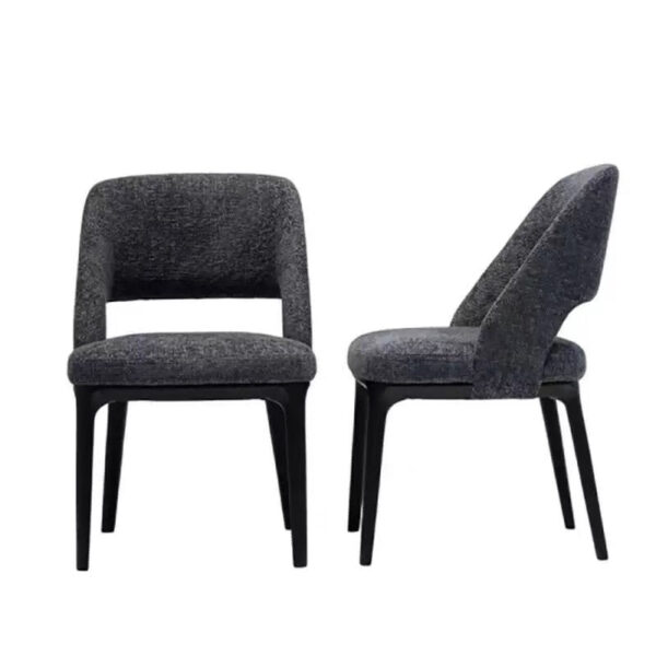 Luxury casual fabric dining chair - Image 5