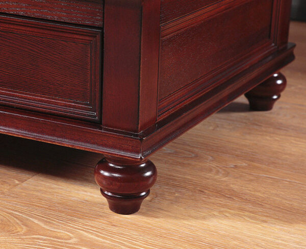 Retro solid wood side table sofa table - Image 6