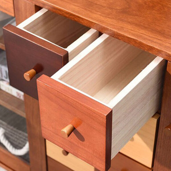 Colorful Solid Wood Storage Cabinet - Image 12