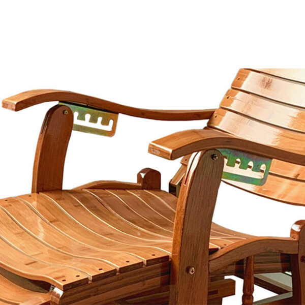 Folding Solid Wood Rocking Chair - Image 8