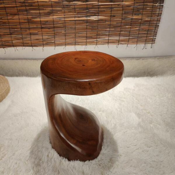 C-Shaped Hollow End Table - Image 6