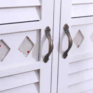 Solid Wood Double Door Shoe Cabinet