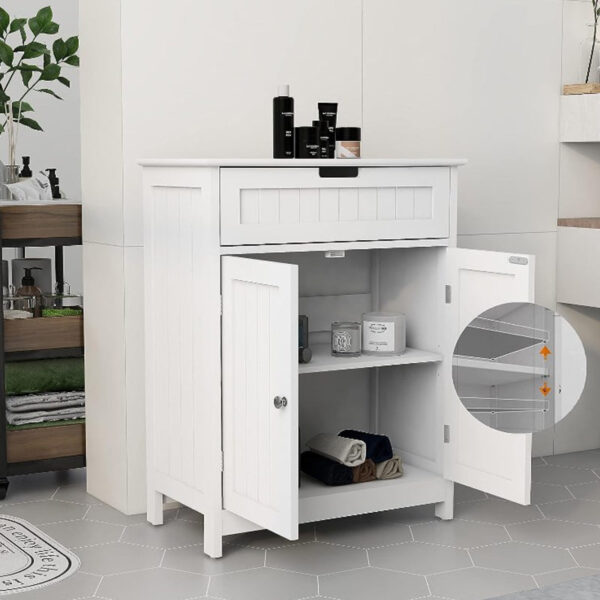 Simple Two Door Bathroom Storage Cabinet - Image 2
