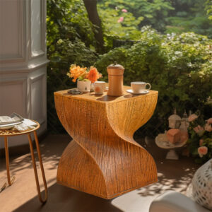 Light Luxury Rotating End Table