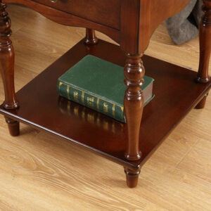 Solid wood coffee table bedside table