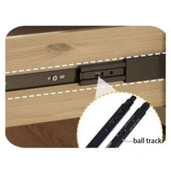 Microfiber Leather Double Drawer Nightstands - Image 8