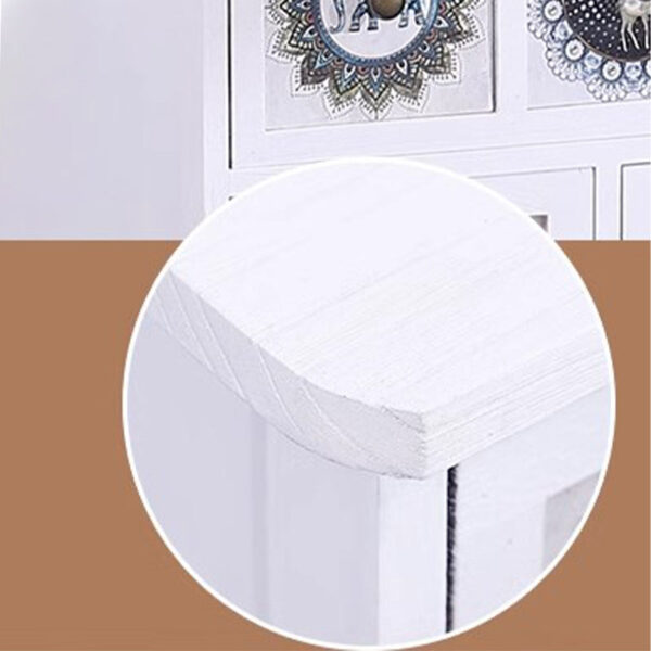 Solid Wood Double Door Shoe Cabinet - Image 8