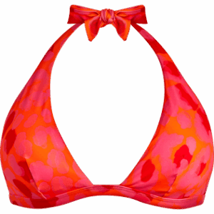 Women Halter Bikini Top New Leopard