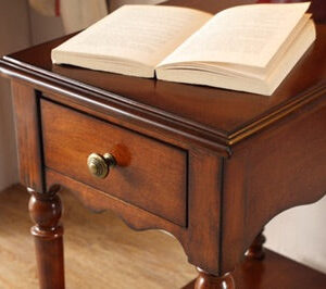 Classic solid wood side table sofa table locker