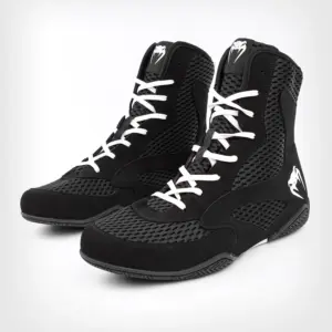 Venum Contender Boxing Shoes - Black/White