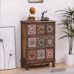 Three Drawer Storage Unit