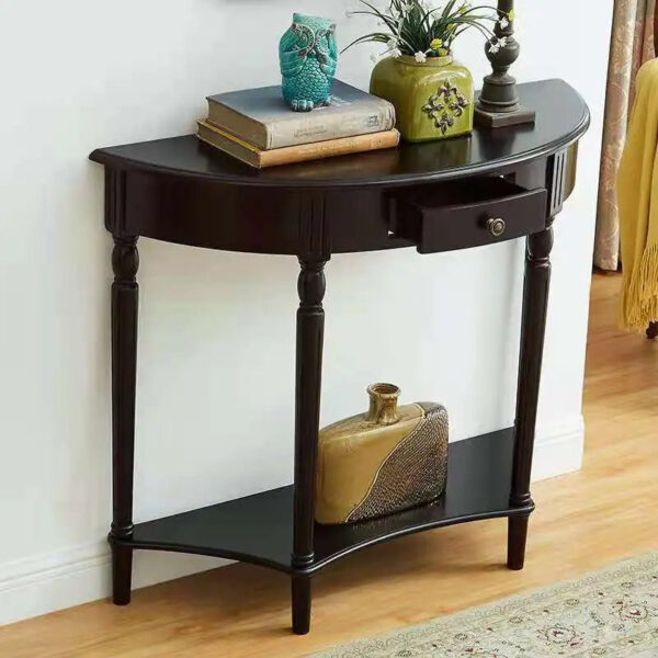 Half solid wood console table - Image 4