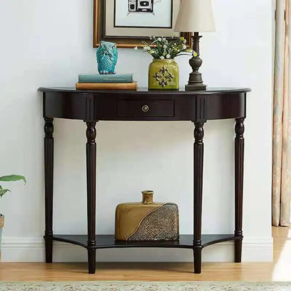 Half solid wood console table - Image 10