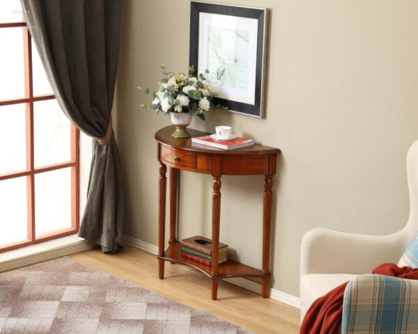 Half solid wood console table - Image 5