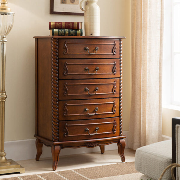 Solid Wood Drawer Storage Cabinet - Image 2
