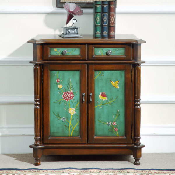 Farmhouse Style Painted Storage Cabinet - Image 2
