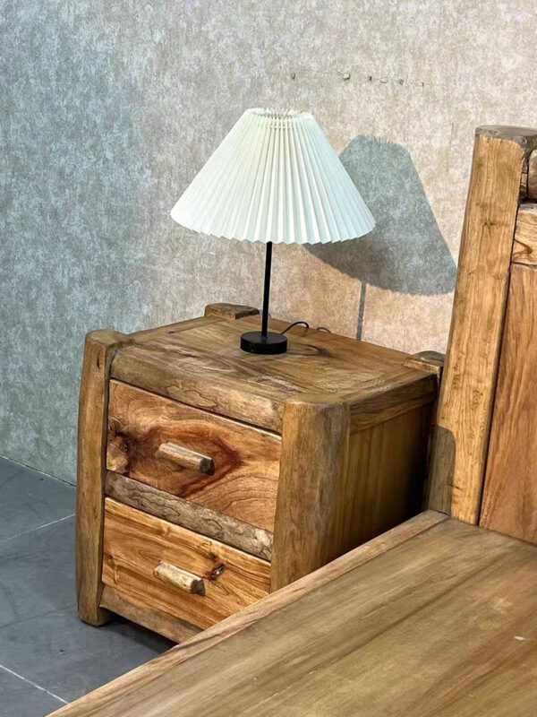 Solid Camphor Wood Nightstand - Image 3