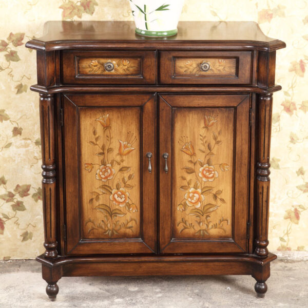 Farmhouse Style Painted Storage Cabinet - Image 4